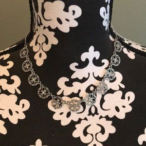 NEW with tag. Silver Ann Taylor Loft necklace